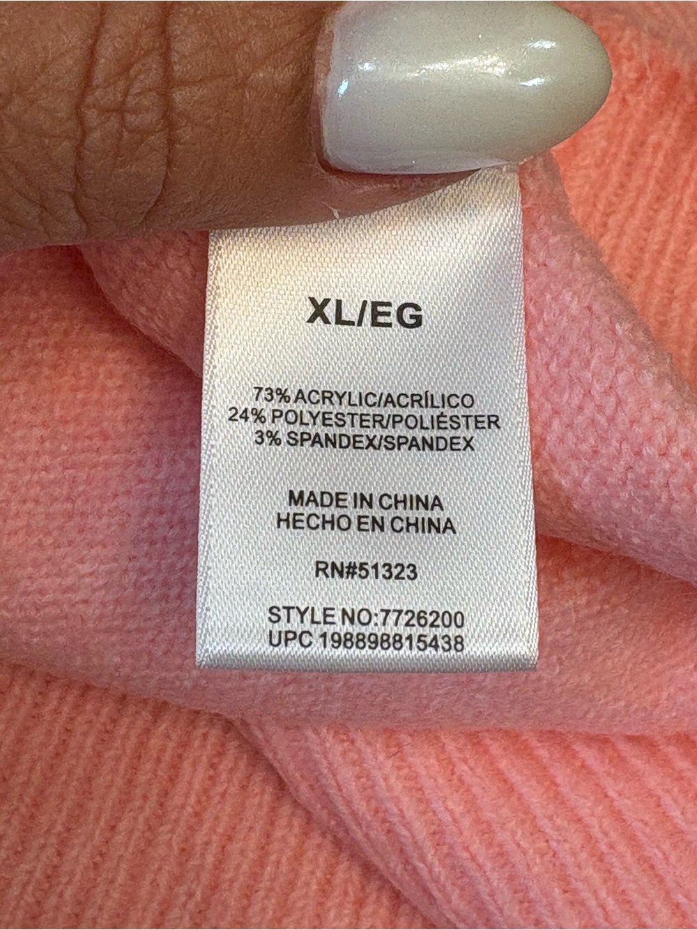 🆕🎉NWT Vince Camuto Pink Sweater with Red Heart - Picture 6 of 8
